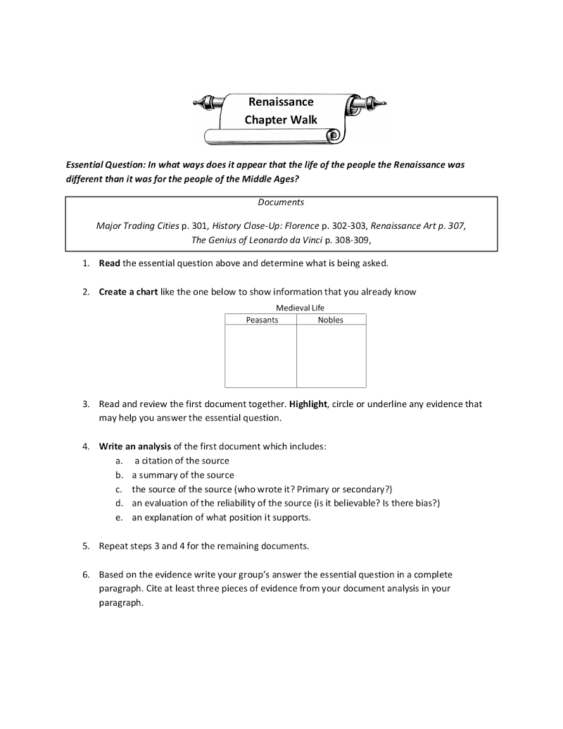 56 Italian Renaissance Worksheet Pdf 20