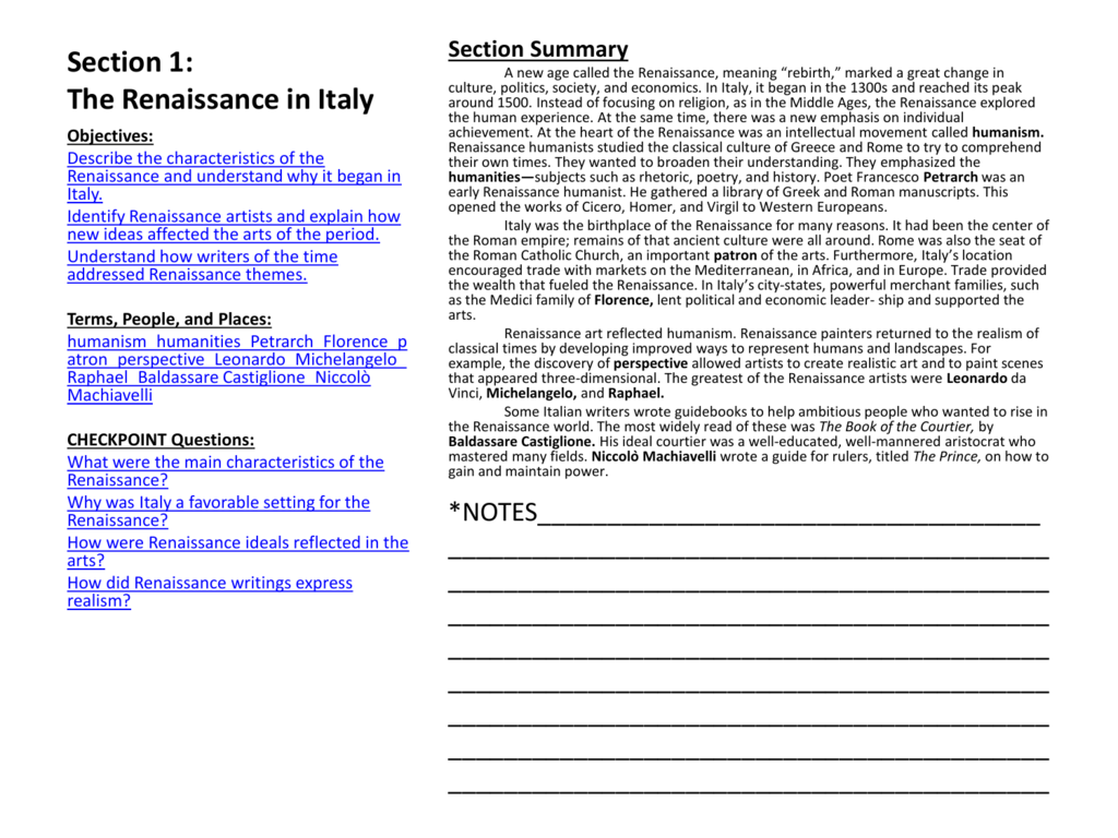 56 Italian Renaissance Worksheet Pdf 58