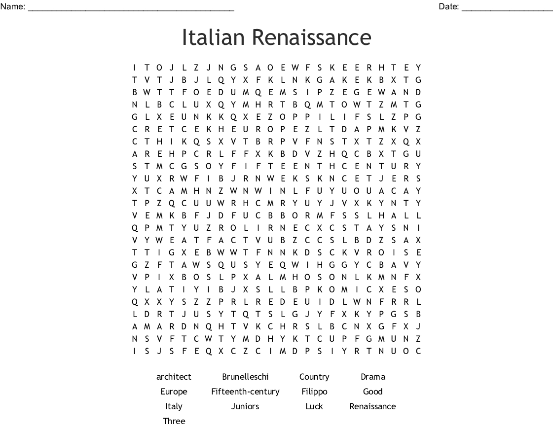 56 Italian Renaissance Worksheet Pdf 62