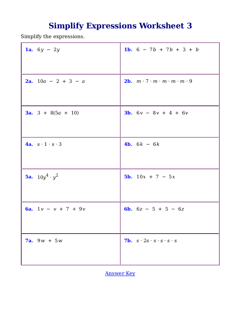 58 Writing Expressions Worksheet Pdf 41