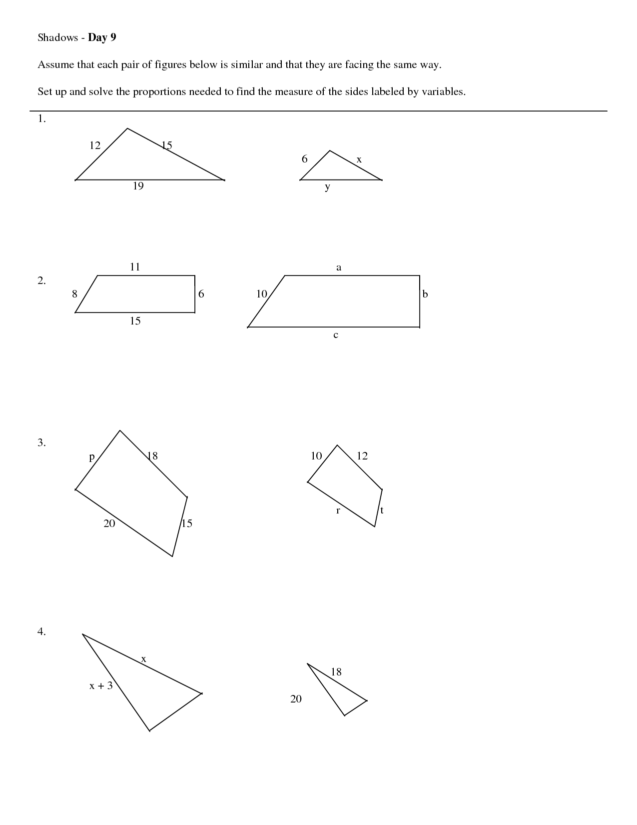 59 Similar Figures Worksheet Pdf 17