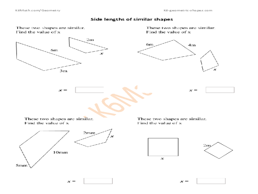 59 Similar Figures Worksheet Pdf 24