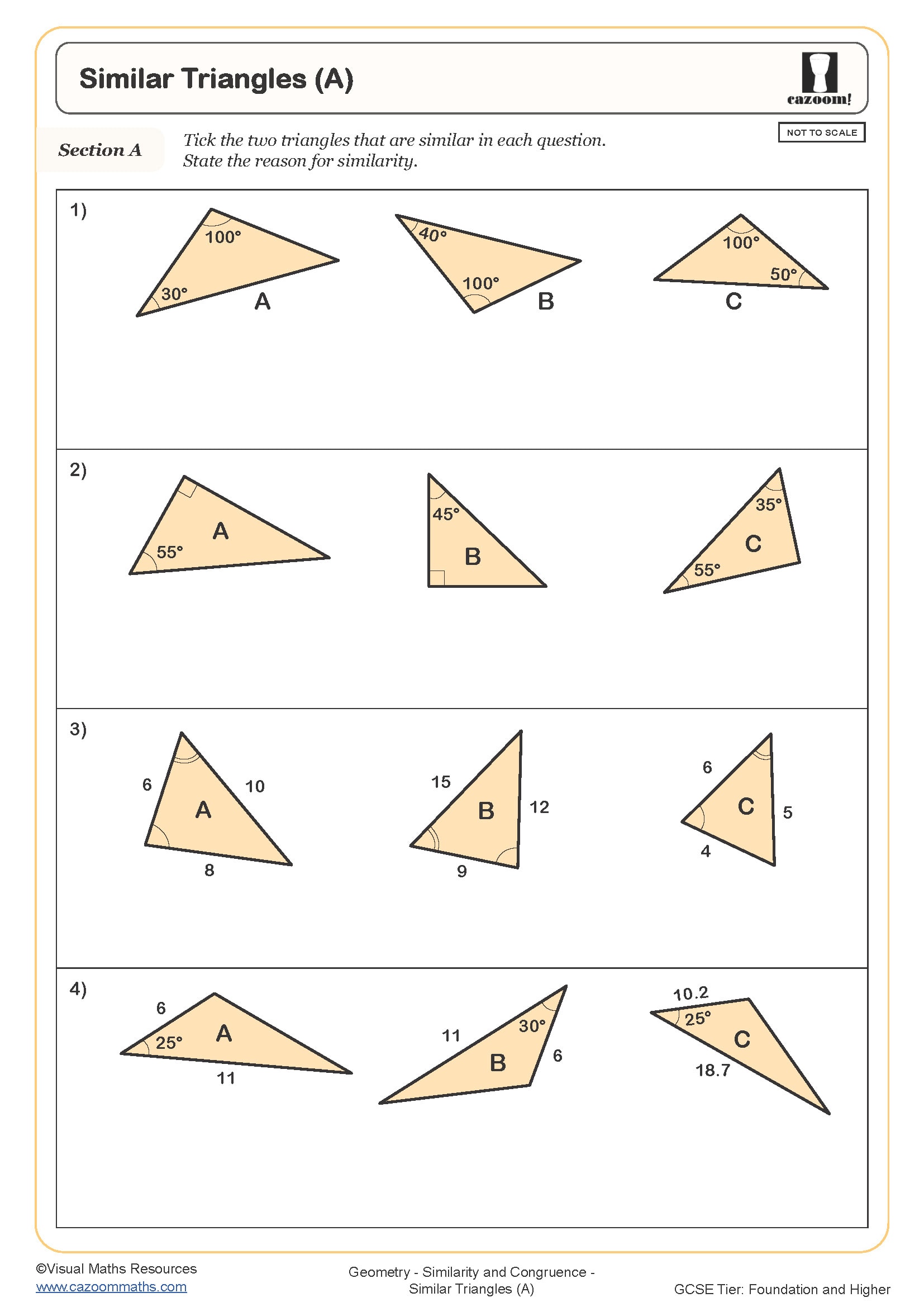 59 Similar Figures Worksheet Pdf 3