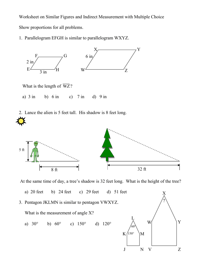 59 Similar Figures Worksheet Pdf 30