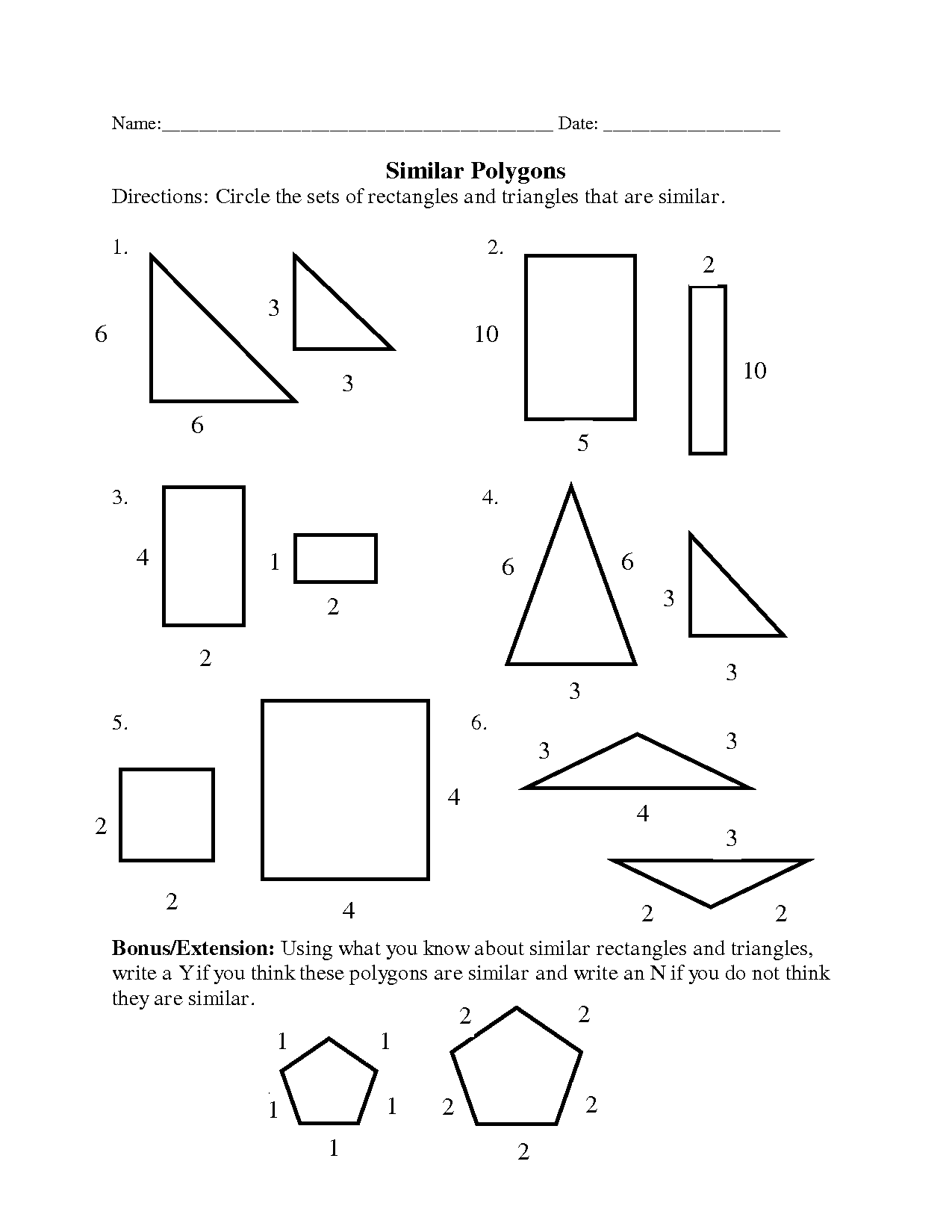 59 Similar Figures Worksheet Pdf 32