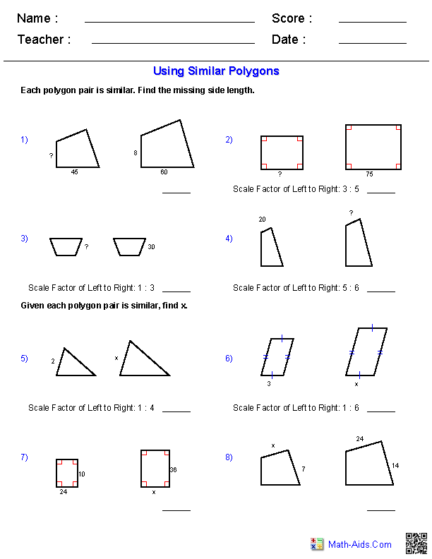 59 Similar Figures Worksheet Pdf 38