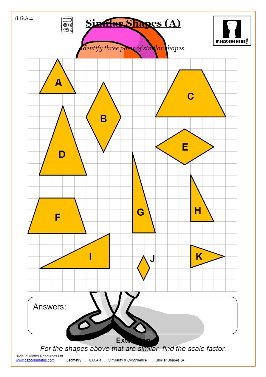 59 Similar Figures Worksheet Pdf 6