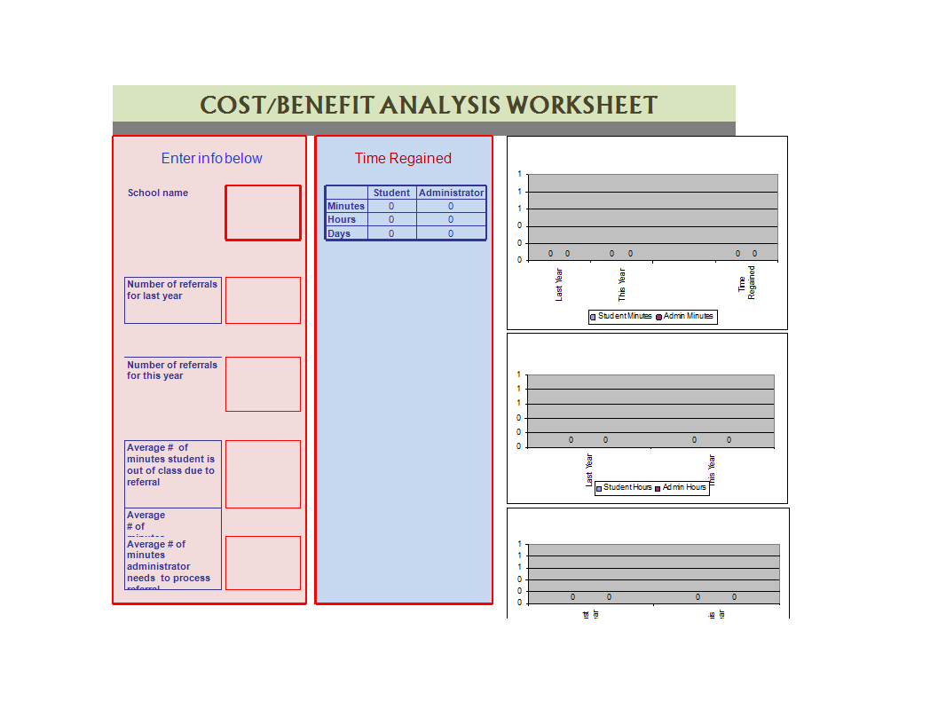 60 Cost Benefit Analysis Worksheets 24