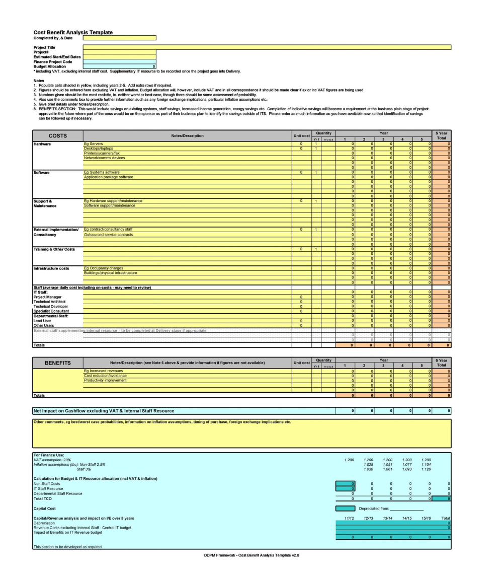 60 Cost Benefit Analysis Worksheets 26