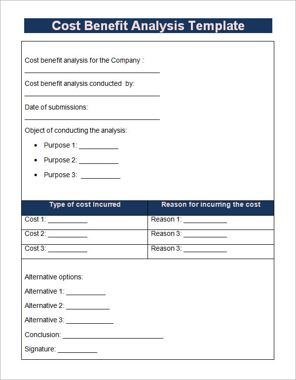 60 Cost Benefit Analysis Worksheets 51