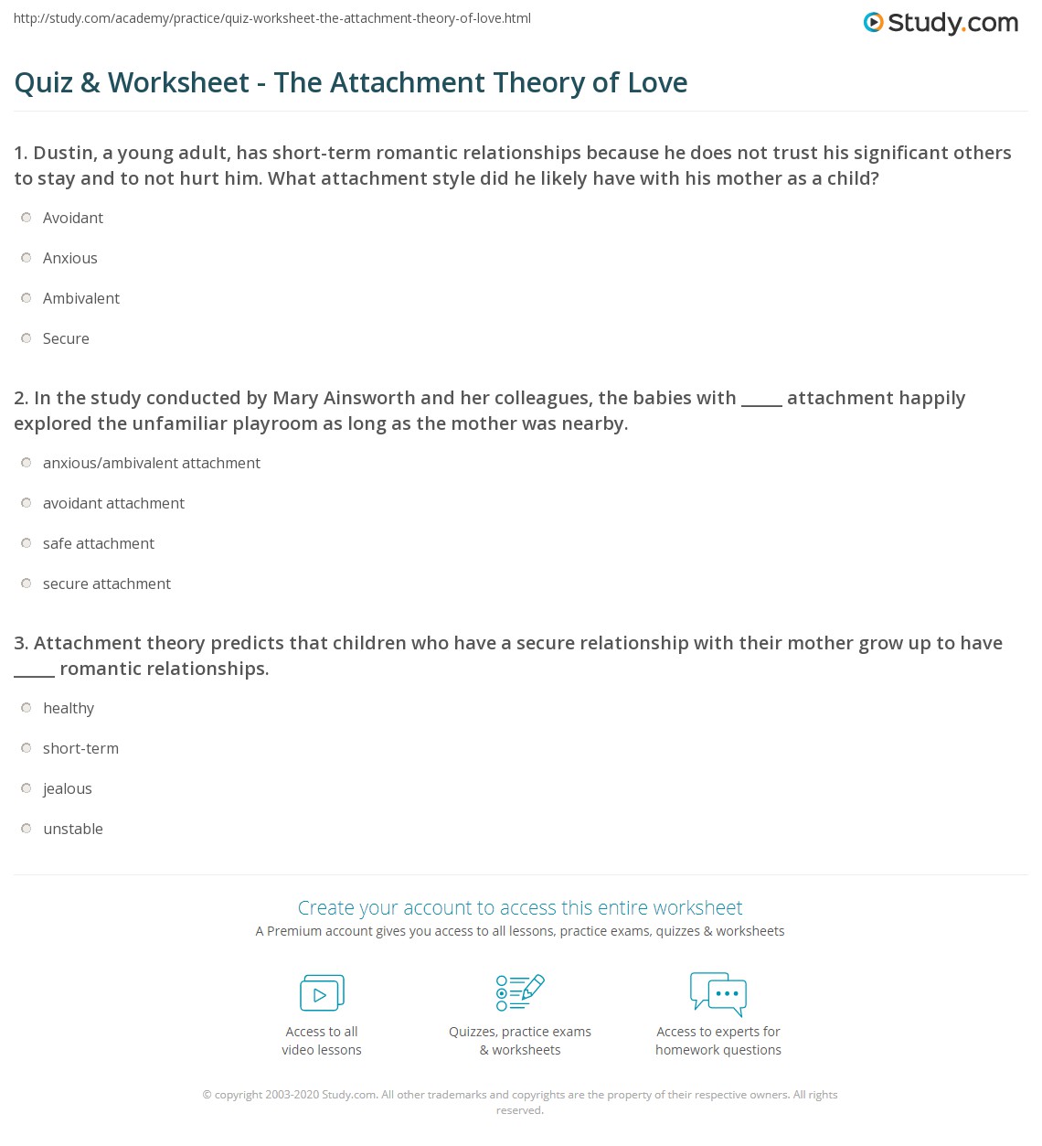 60 Printable Attachment Theory Worksheets 12