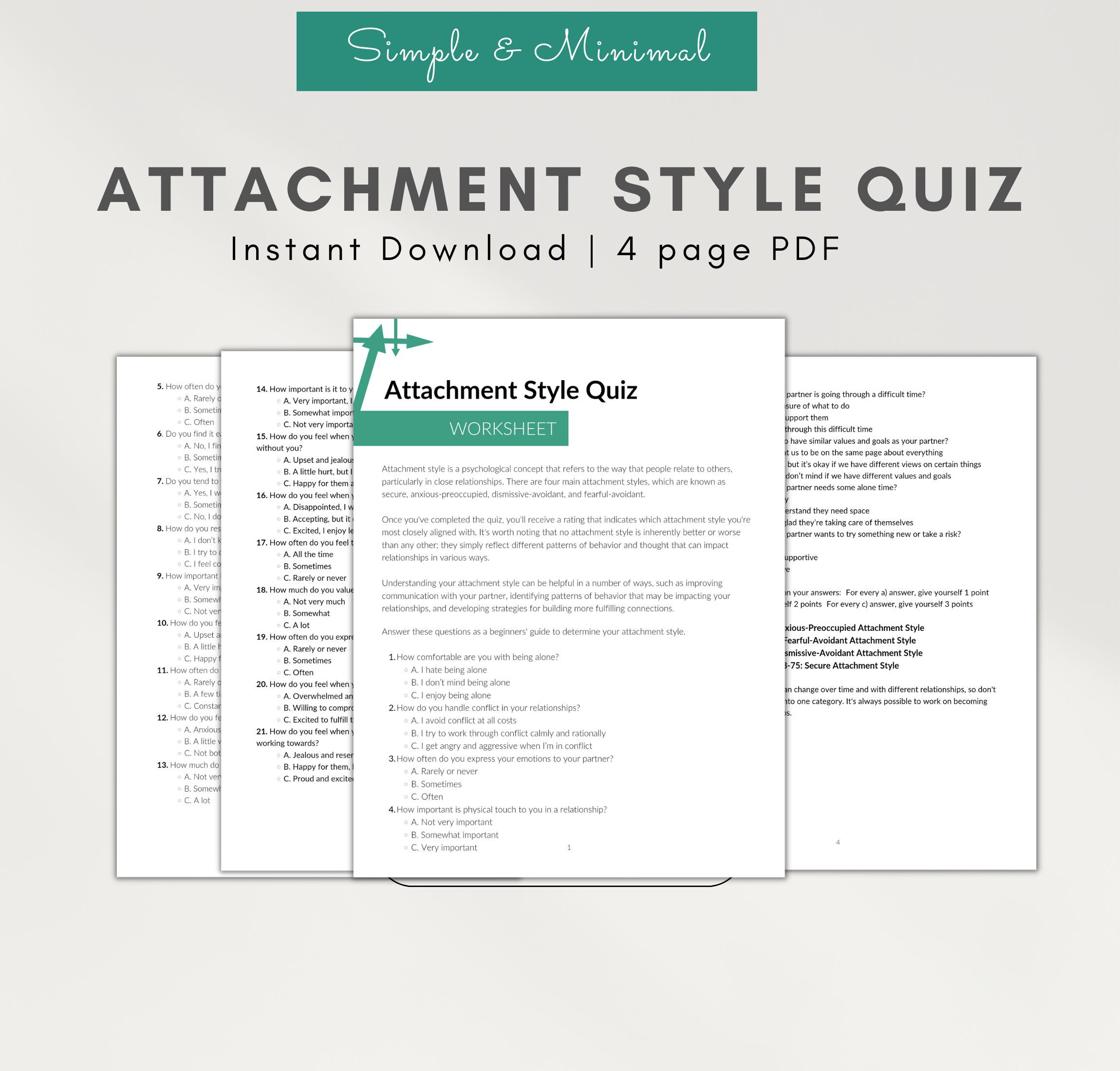 60 Printable Attachment Theory Worksheets 40