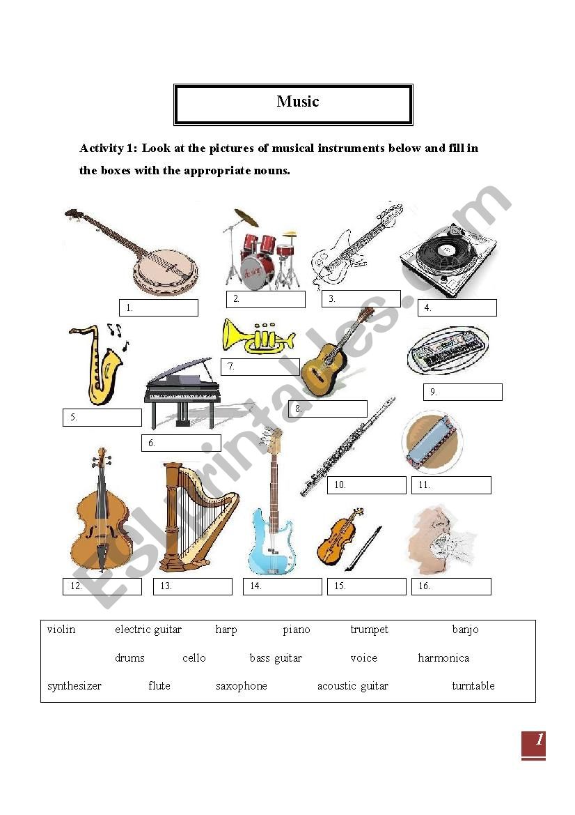 60 The String Family Worksheet 57