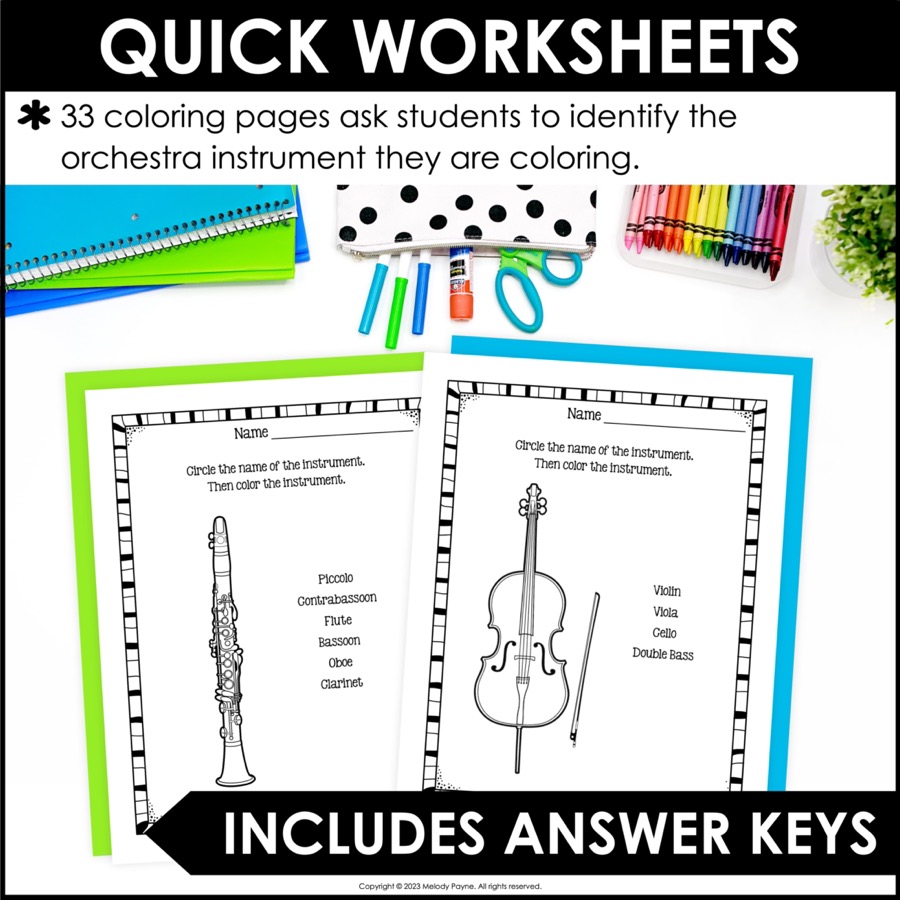 60 The String Family Worksheet 71