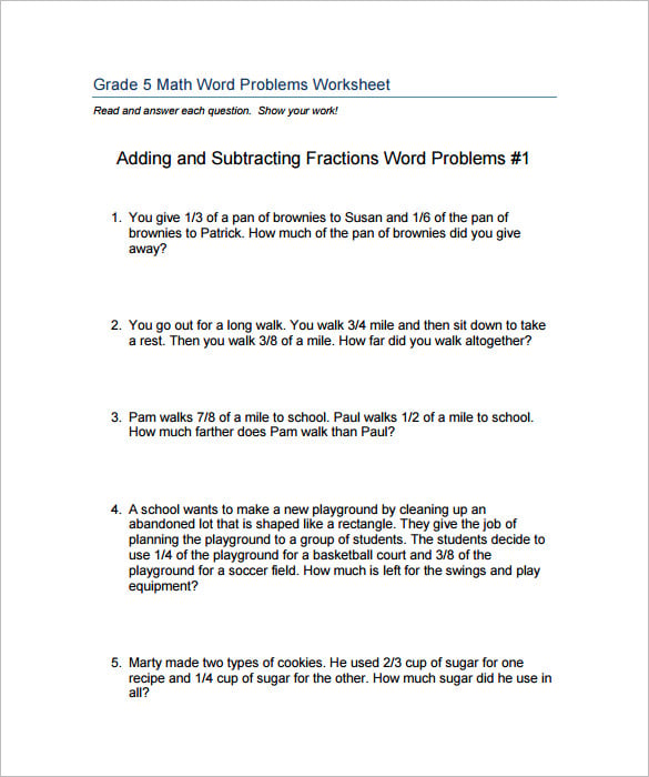 62 Adding Subtracting Fractions Worksheets 40