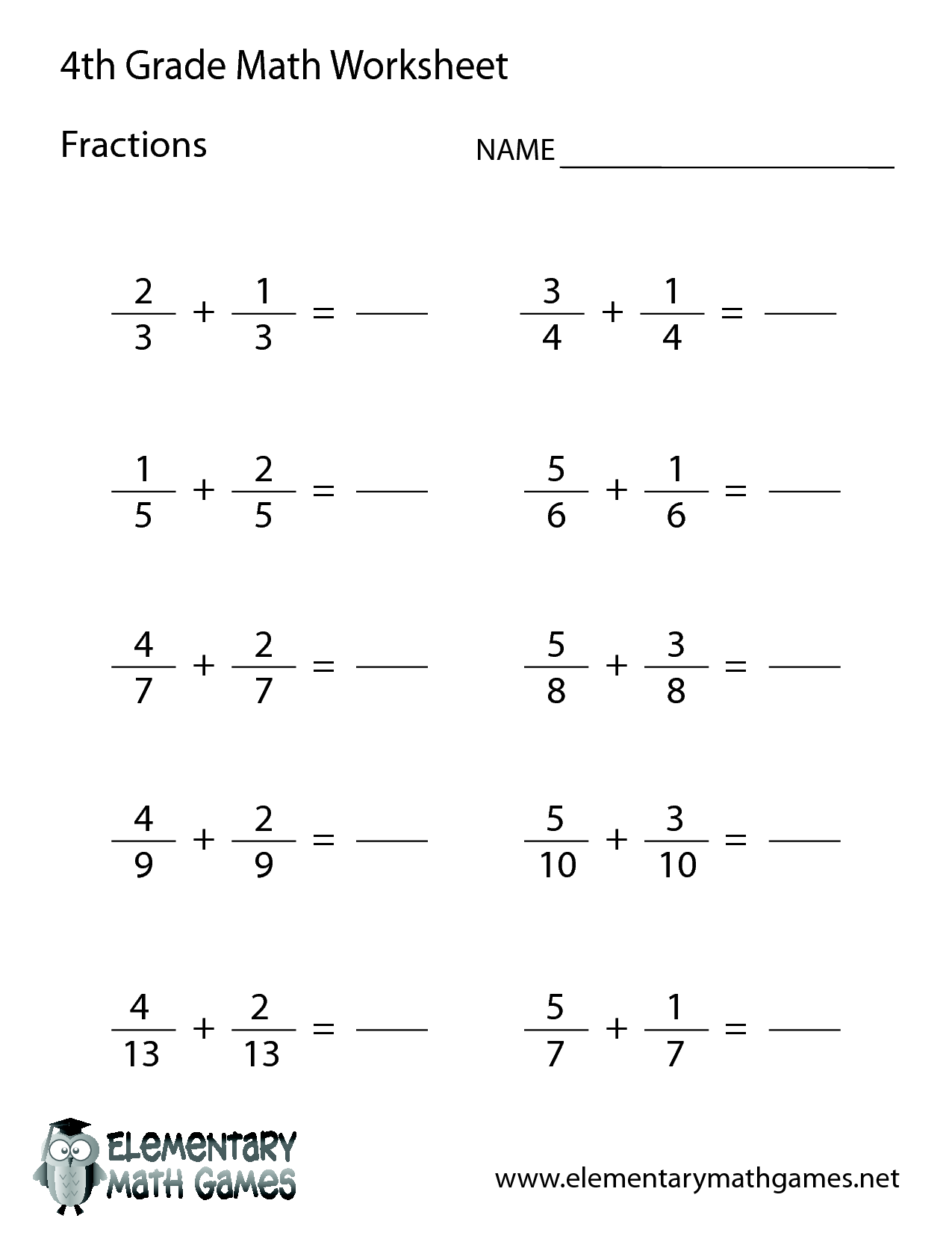 62 Adding Subtracting Fractions Worksheets 42