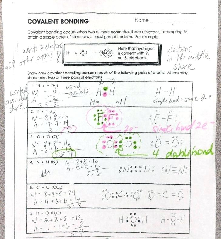 62 Ionic Bonds Worksheet Answers 32