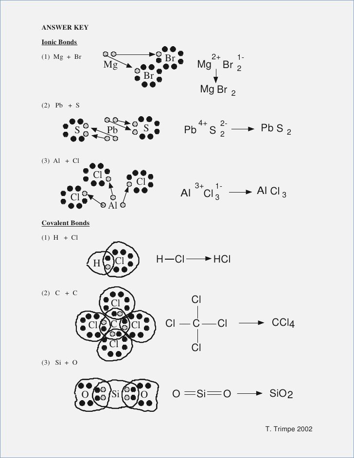 62 Ionic Bonds Worksheet Answers 59