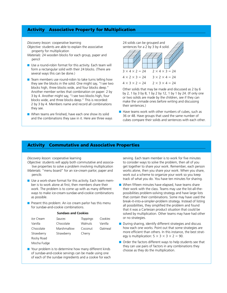 62 Multiplication Associative Property Worksheets 28