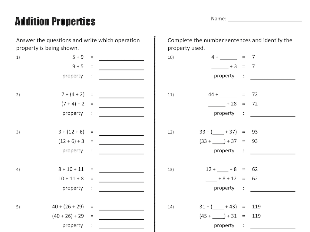 62 Multiplication Associative Property Worksheets 31