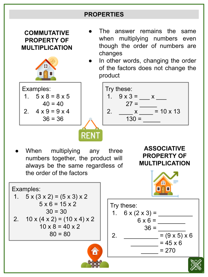 62 Multiplication Associative Property Worksheets 42