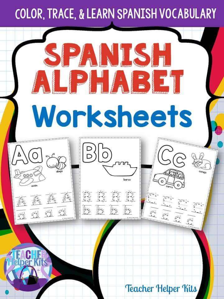 63 Alphabet In Spanish Worksheet 46