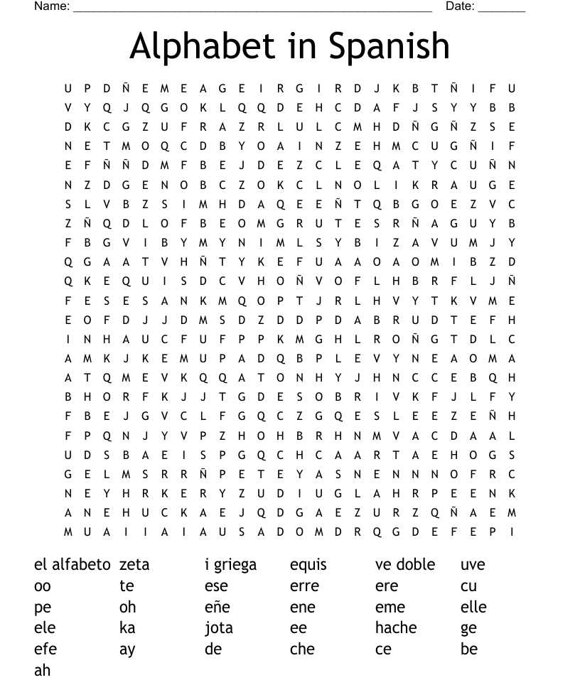 63 Alphabet In Spanish Worksheet 64