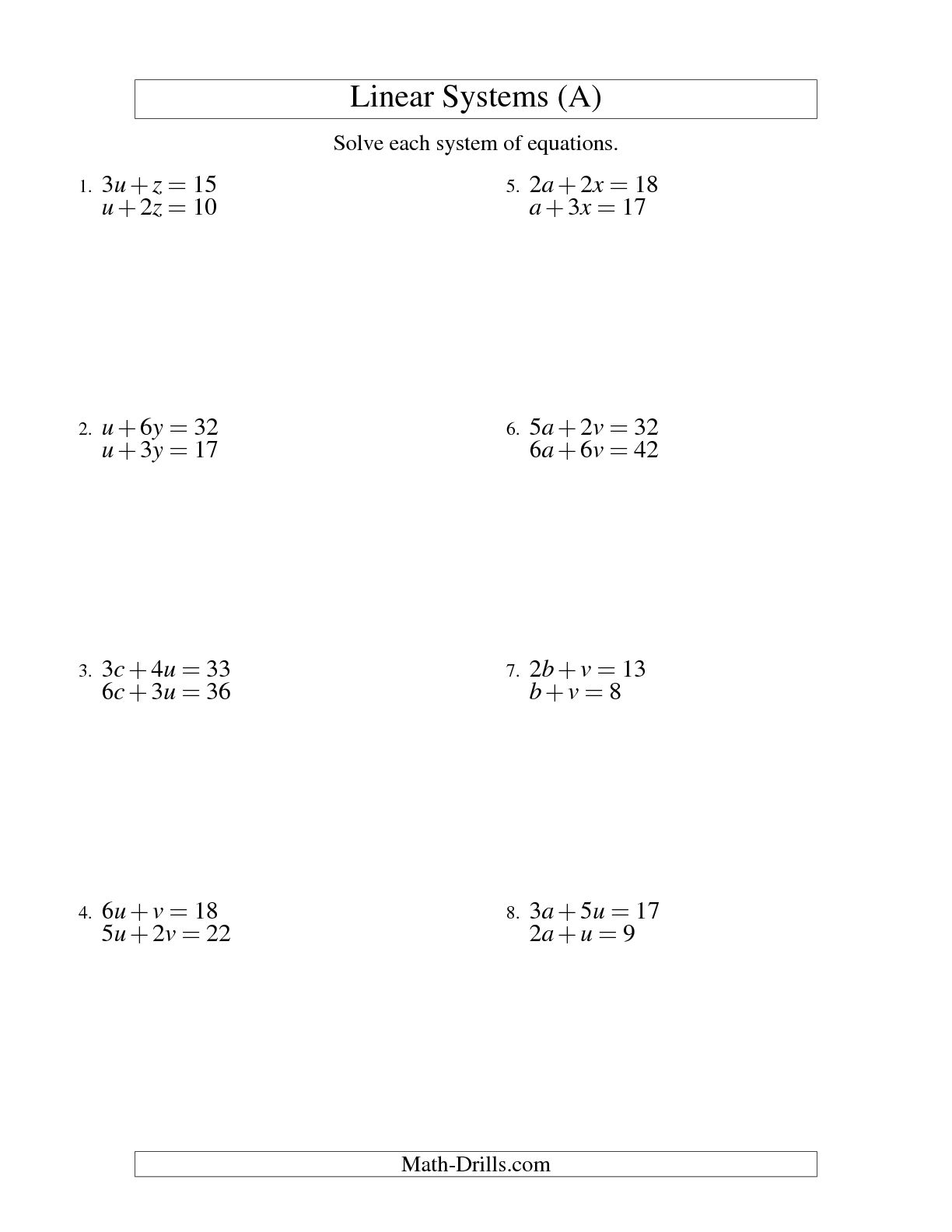 63 Single Step Equations Worksheet 12