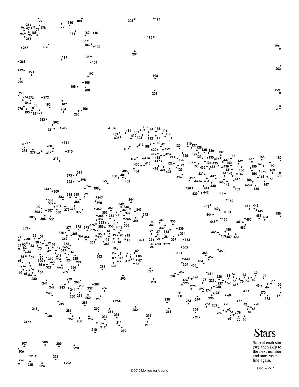 64 Connect The Dot Worksheets 25