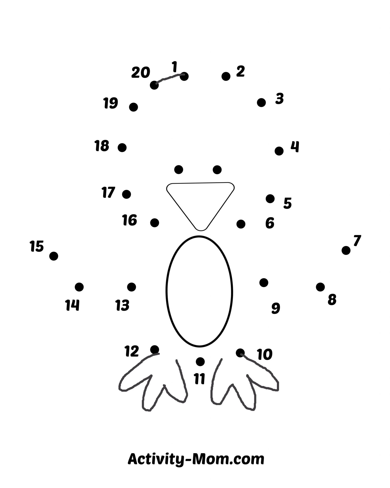 64 Connect The Dot Worksheets 32