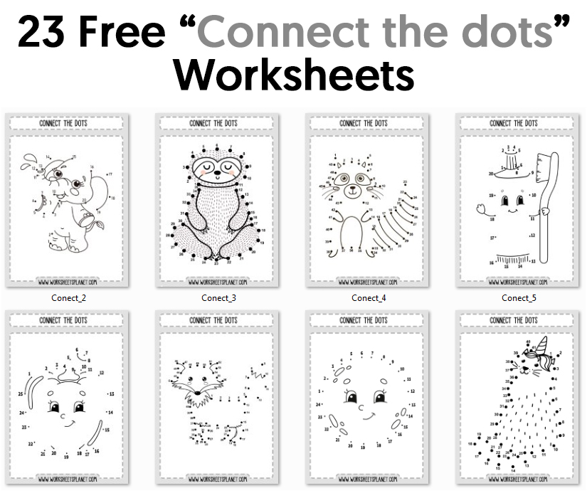 64 Connect The Dot Worksheets 4