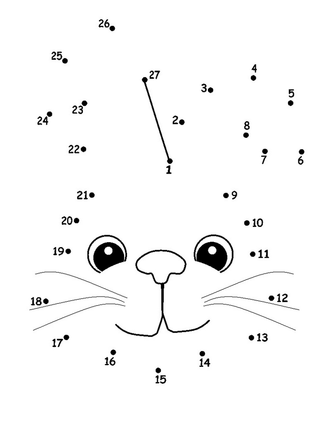 64 Connect The Dot Worksheets 68