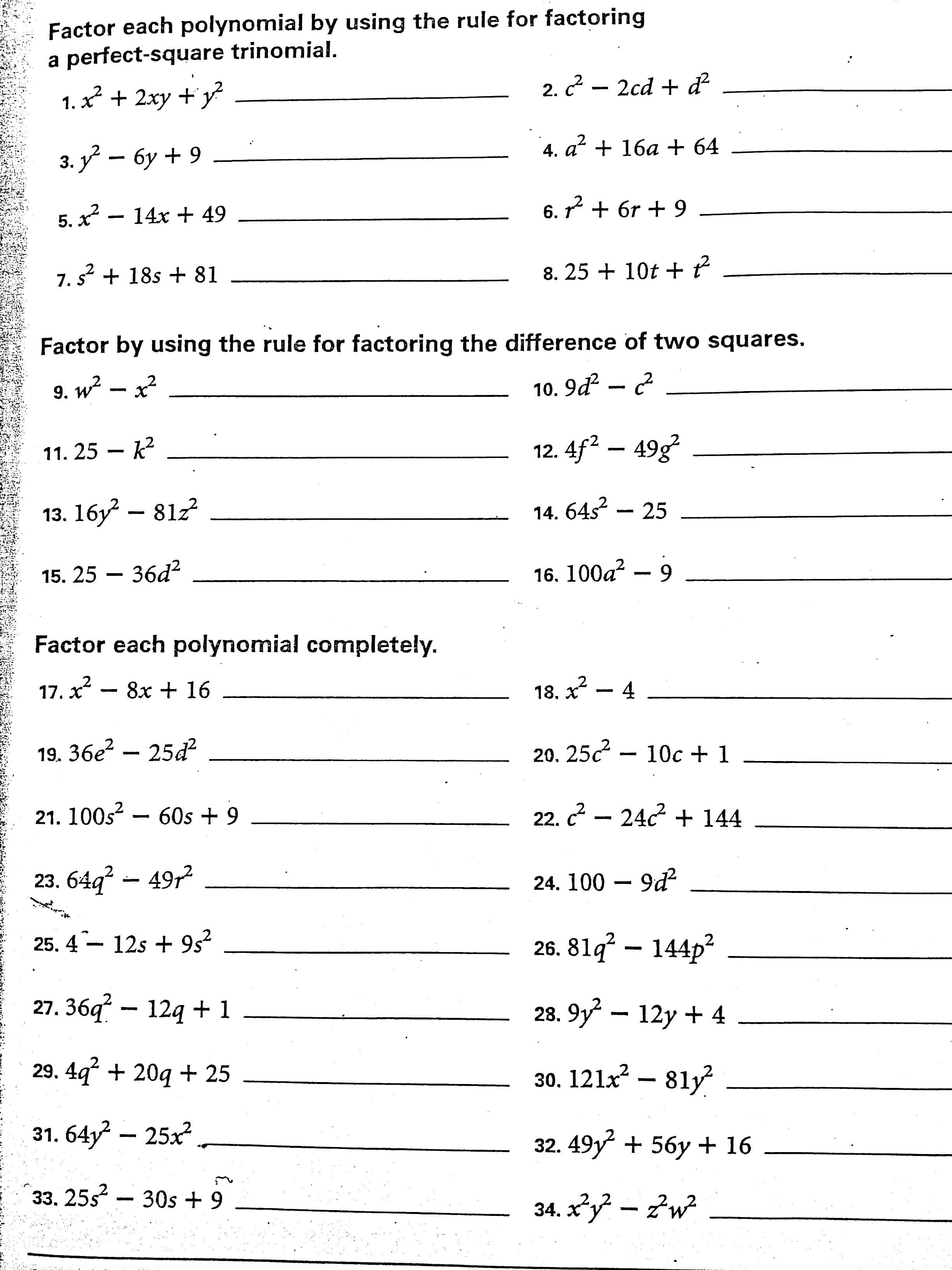 65 Factoring By Gcf Worksheet 53