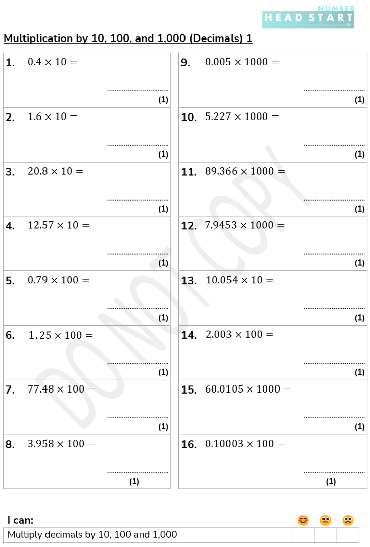 76 Multiply By Decimals Worksheet 42