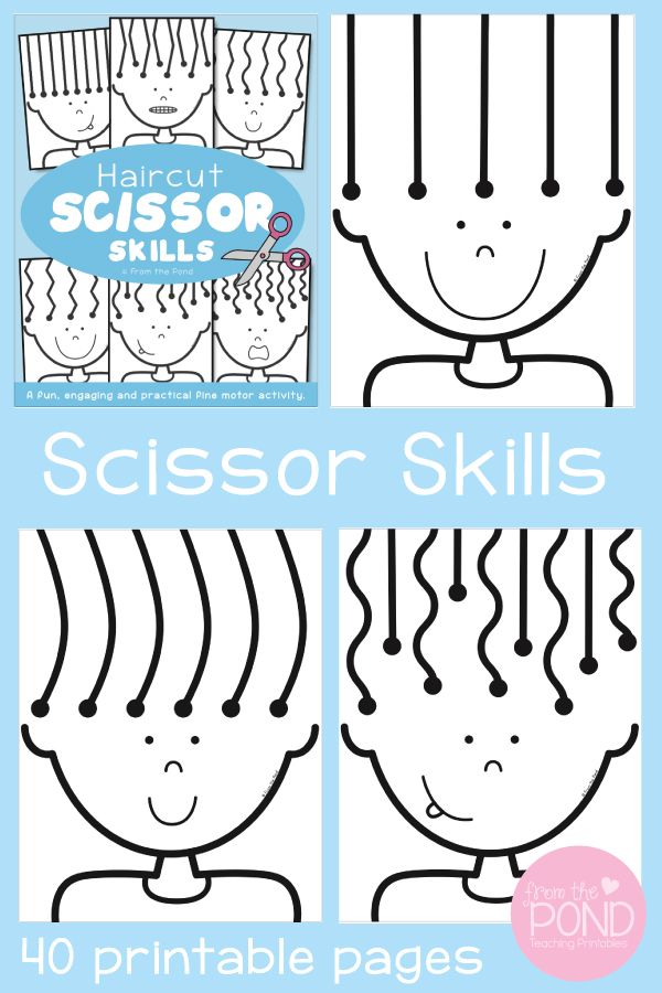 80 Scissor Skills Haircut Worksheets 33