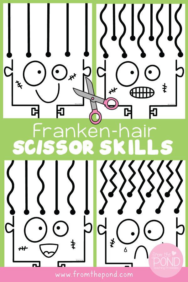 80 Scissor Skills Haircut Worksheets 50