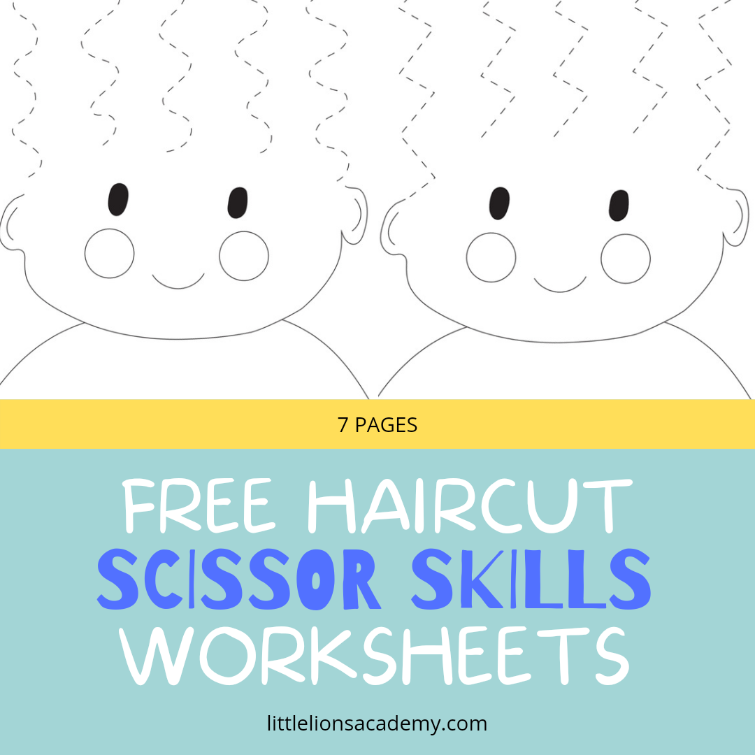 80 Scissor Skills Haircut Worksheets 84