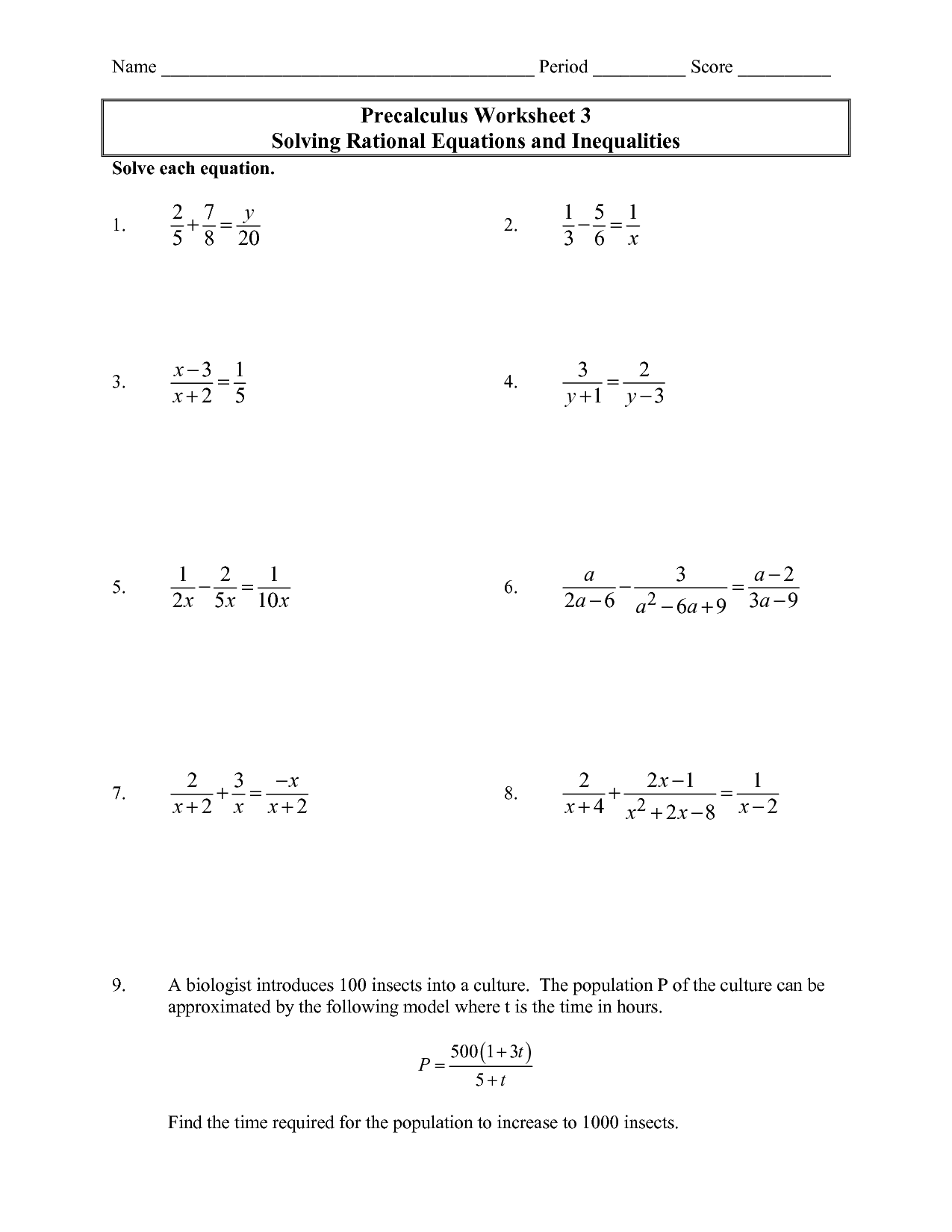 Best 60+ Math Worksheets 8Th Grade 30