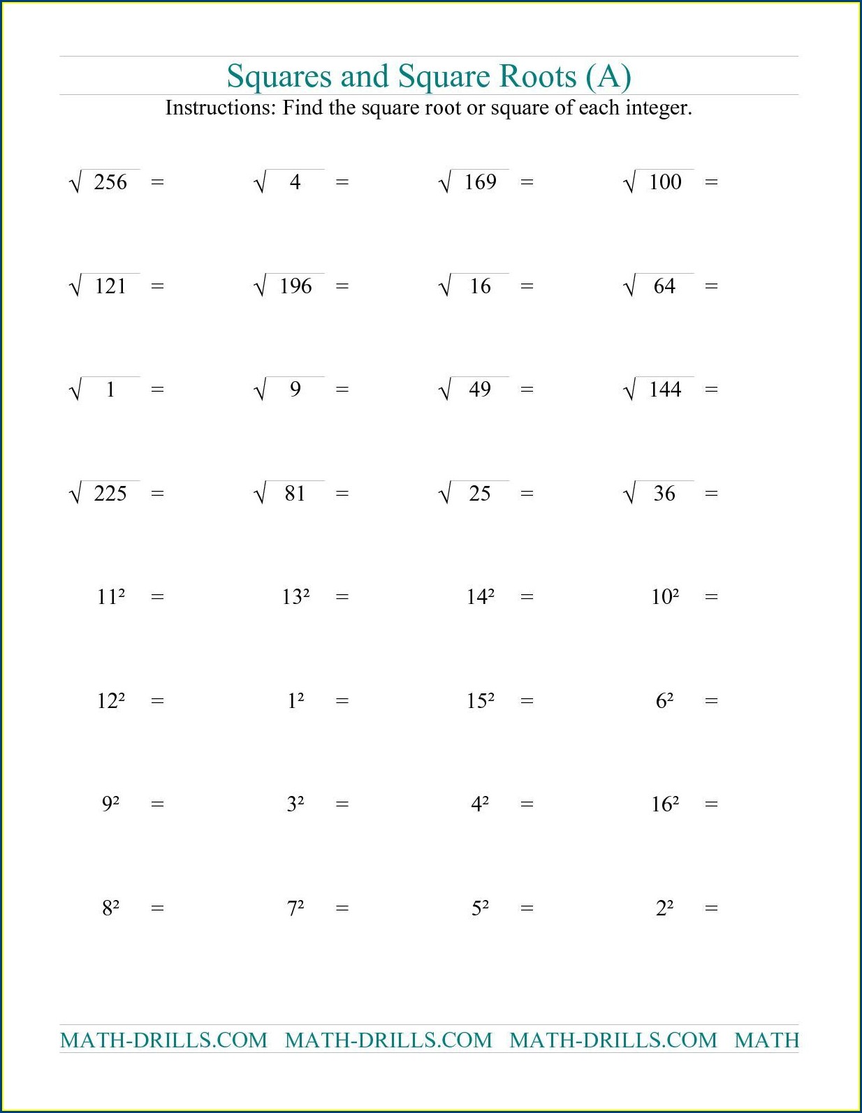 Best 60+ Math Worksheets 8Th Grade 34