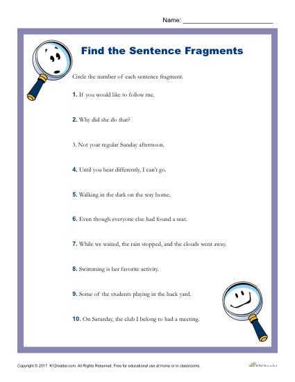 Best 65 Sentence Or Fragment Worksheet 22