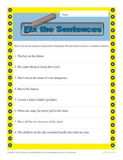 Best 65 Sentence Or Fragment Worksheet 61