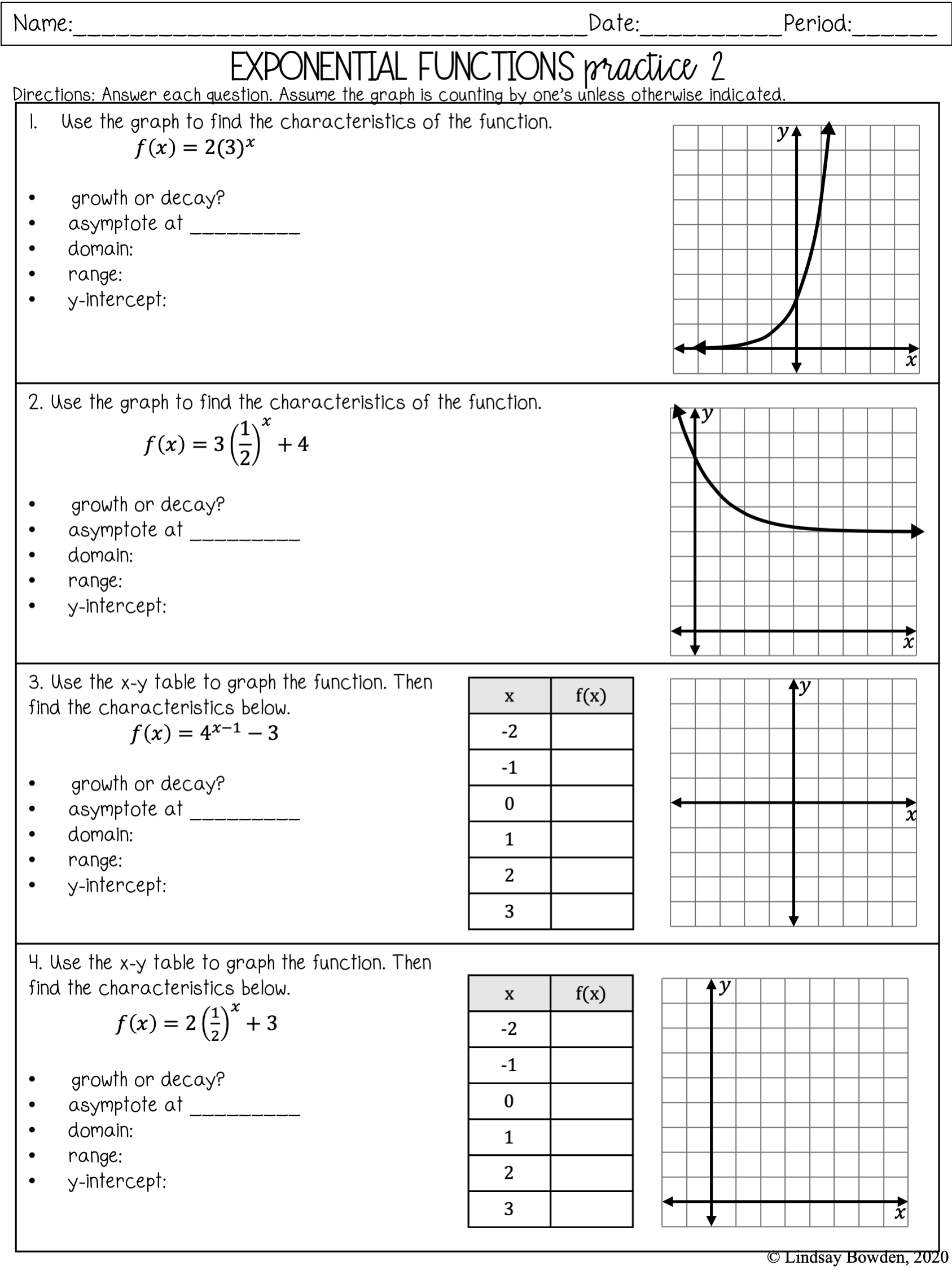 Get 61+ Identifying Functions Worksheets Pdf 12