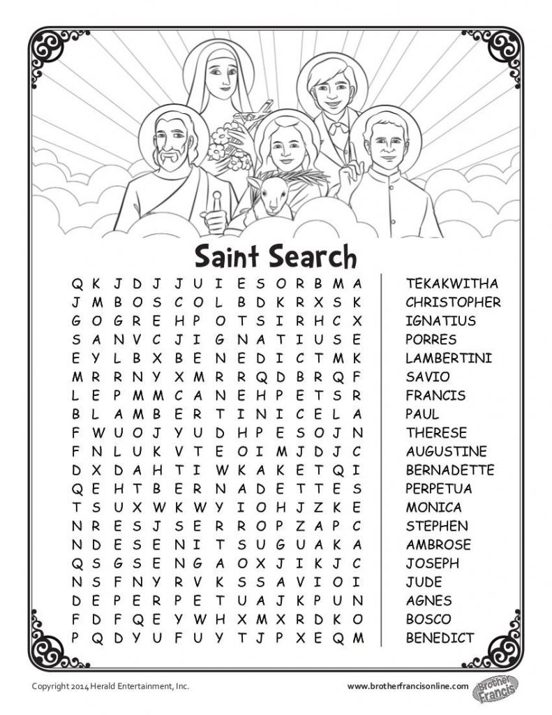 Save 60+ All About Saint Worksheets 43