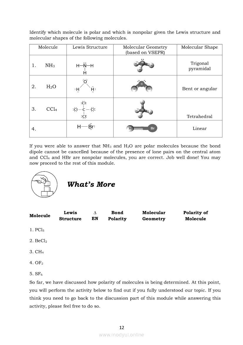 Save 62+ Polarity Of Molecules Worksheets 13