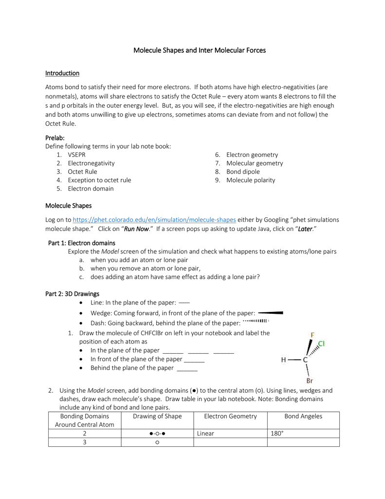 Save 62+ Polarity Of Molecules Worksheets 62