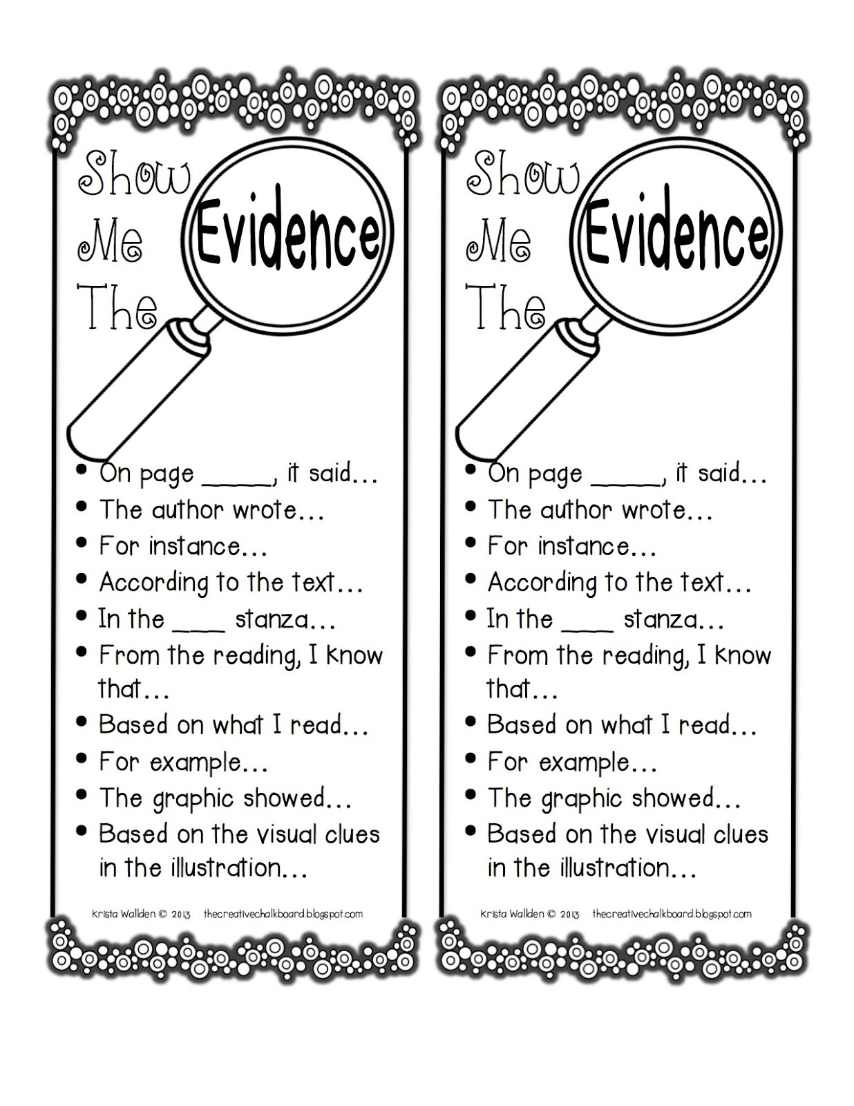 50 Citing Text Evidence Worksheets 22