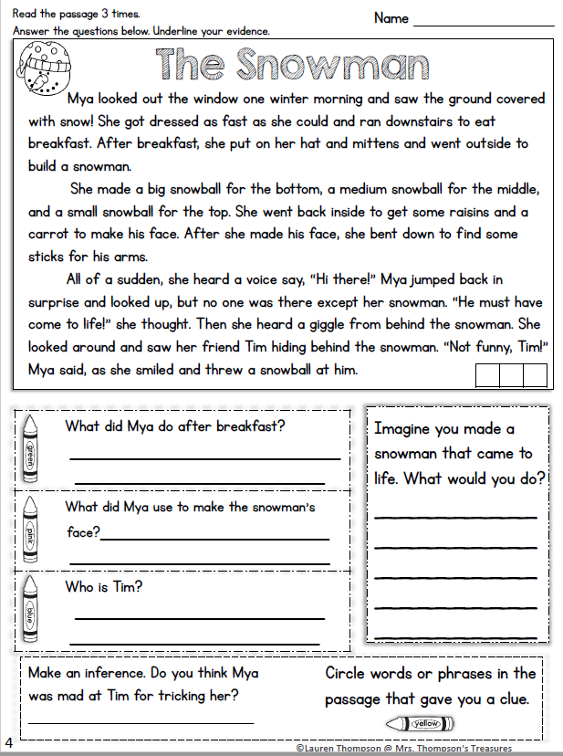 50 Citing Text Evidence Worksheets 26