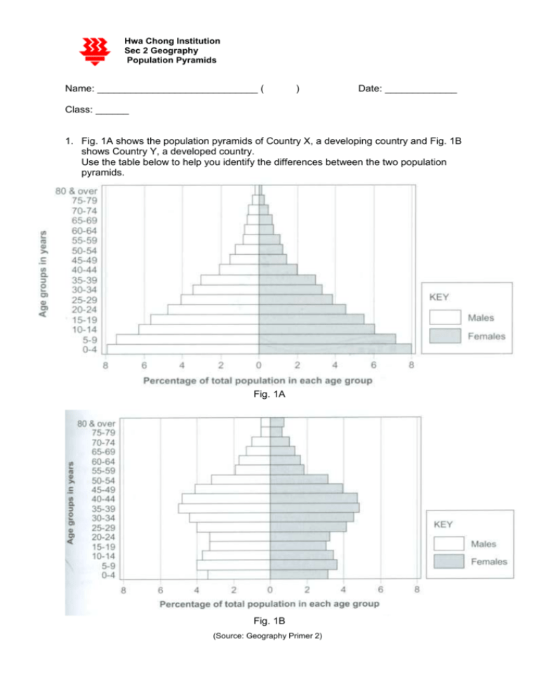 50 Population Pyramids Worksheets Answers 35