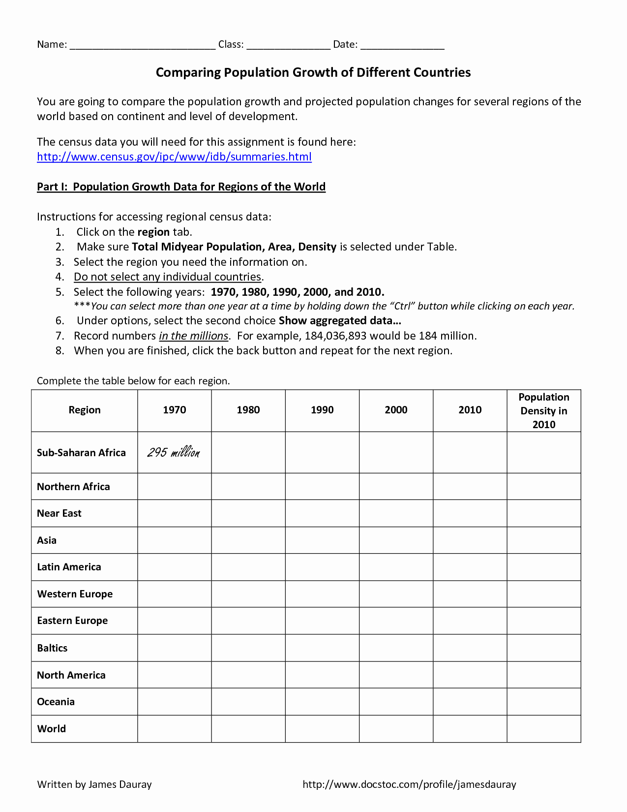 50 Population Pyramids Worksheets Answers 45