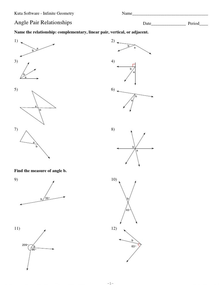 50 Vertical Angles Worksheets Pdf 22